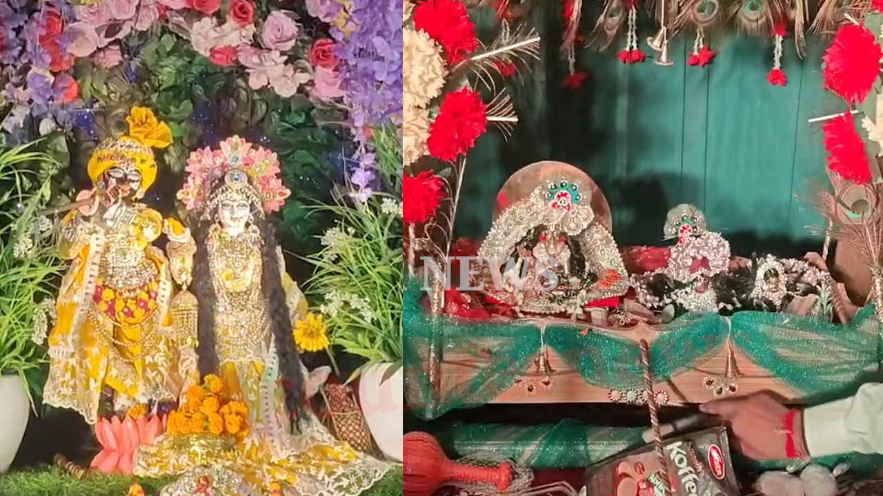 Jalandhar News: जन्माष्टमी को लेकर मंदिरों में उमड़ी भीड़, कृष्ण लला को झूला झुलाकर लिया आशीर्वाद, देखें वीडियो