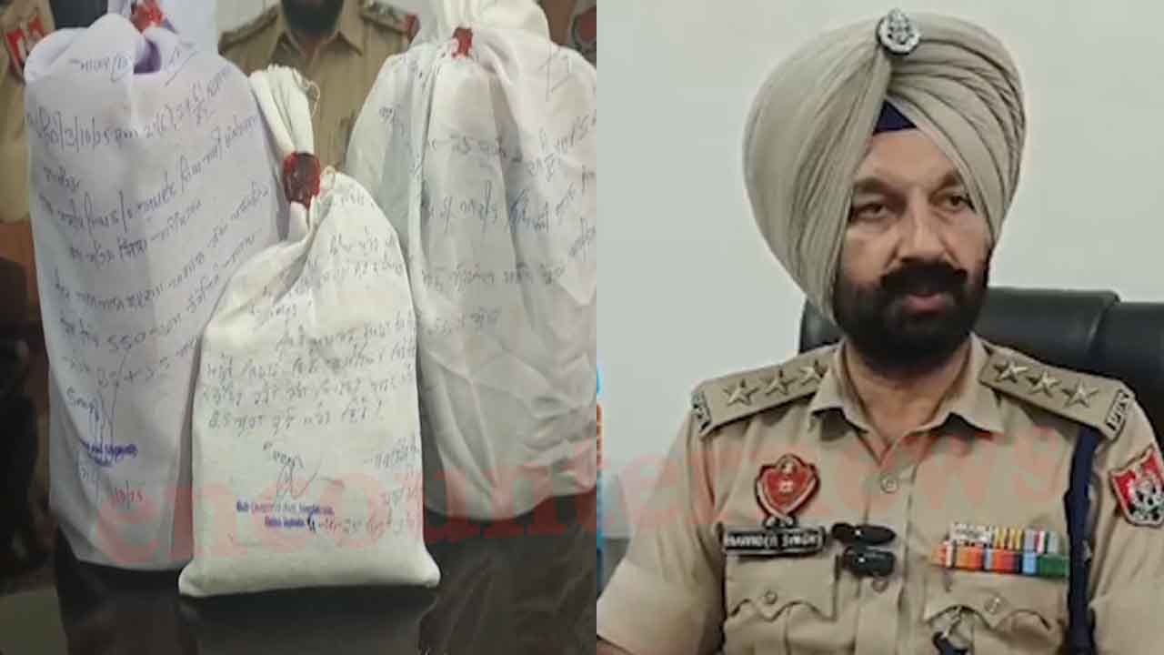 Punjab News: पुलिस की बड़ी कार्रवाई, 8 करोड़ रुपये की हेरोइन के साथ 2 तस्कर काबू, देखें वीडियो