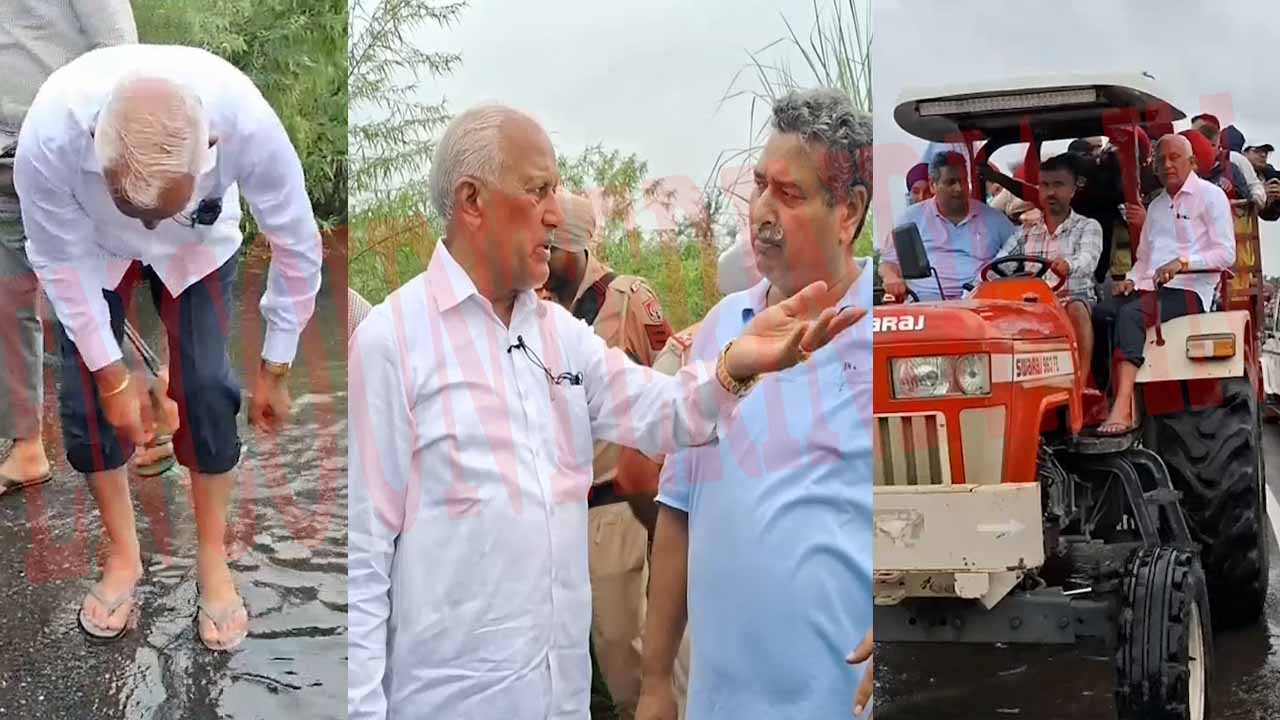 Punjab News: बाढ़ प्रभावित इलाको का दौरा करने पहुंचे कैबिनेट मंत्री बरिंदर गोयल, देखें वीडियो