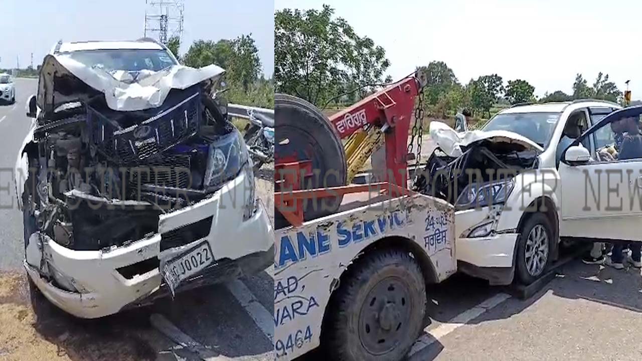 Phagwara News: Highway पर कार और बाइक की भीषण टक्कर में 2 की मौत, देखें वीडियो