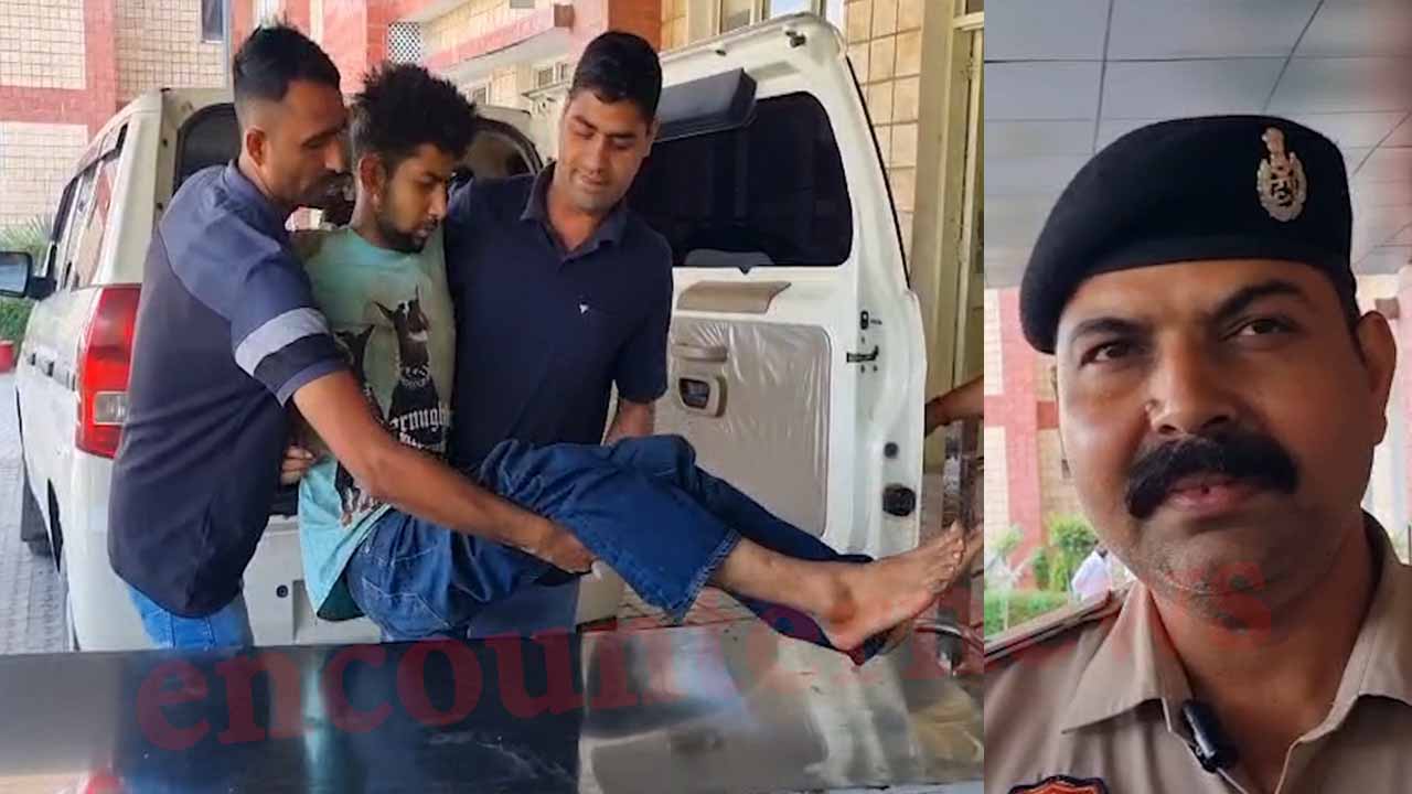 इमीग्रेशन मालिक गोलीकांड मामले में पुलिस को चकमा देकर आरोपी ने पुल से लगाई छलांग, घायल, देखें वीडियो