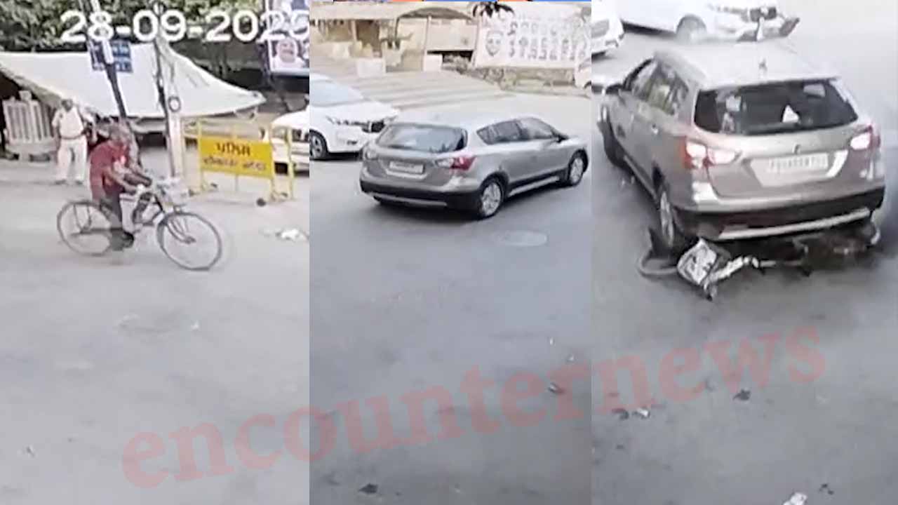 Jalandhar News: मनोरंजन कालिया के घर के बाहर हुए सड़क हादसे की CCTV आई सामने