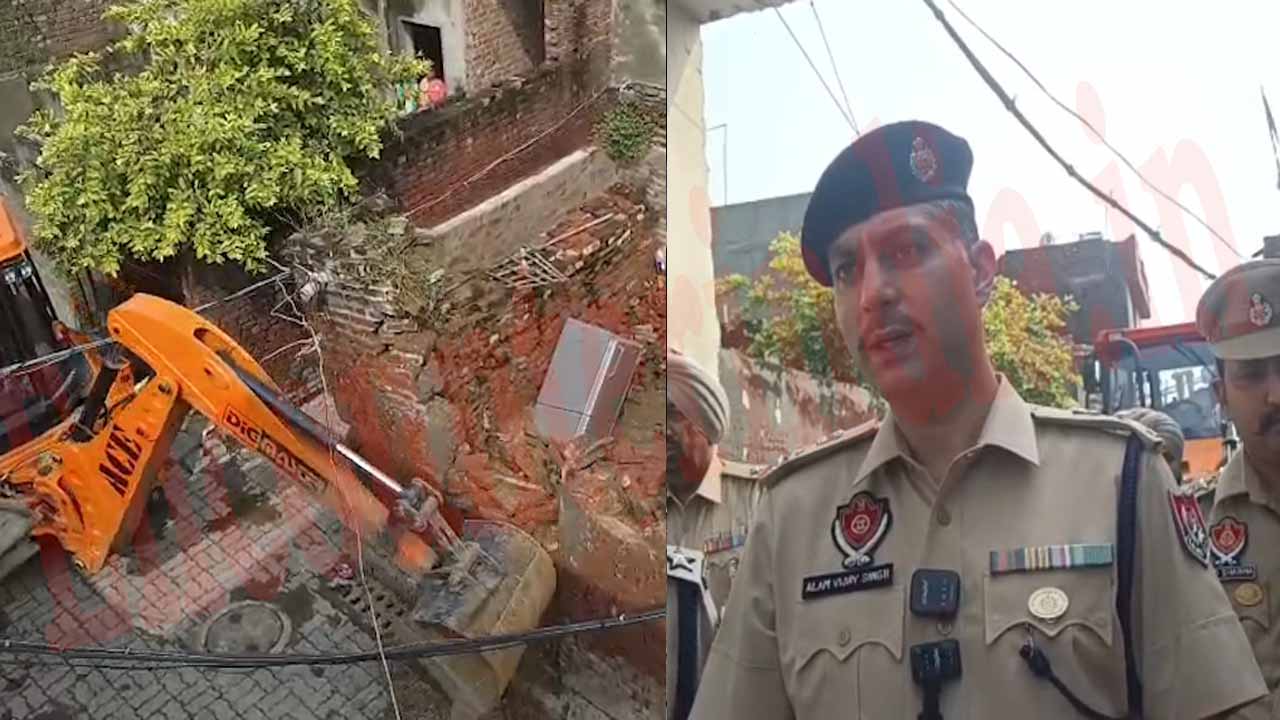Punjab News: नशा तस्कर के घर पर चला पीला पंजा, देखें वीडियो