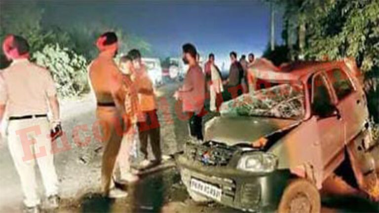 Jalandhar News: Car और Tractor Trolley की टक्कर में ASI घायल