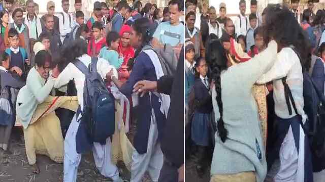 पति से Affair के शक में महिला ने 9वीं की छात्रा को पीटा, जमकर हुआ हंगामा
