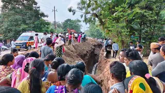 सीवरेज लाइन के निर्माण दौरान धंसी मिट्टी, महिला सहित 3 मजदूरों की मौत