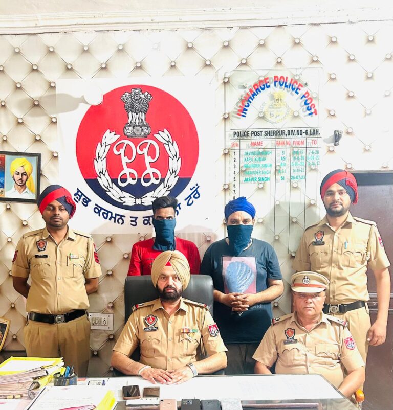 Punjab: चोरी के मोटरसाइकिल सहित दो आरोपी काबू, 4 मोबाइल बरामद