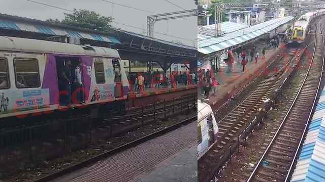 Local Train से गिरा यात्री, लोगों में मचा हड़कंप, देखें वीडियो
