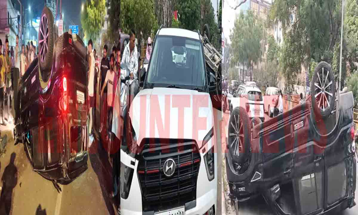 Jalandhar News: गुरु नानक मिशन चौंक के पास 2 गाड़ियों में टक्कर, स्कॉर्पियो ने खाई 3 पलटियां, देखें वीडियो