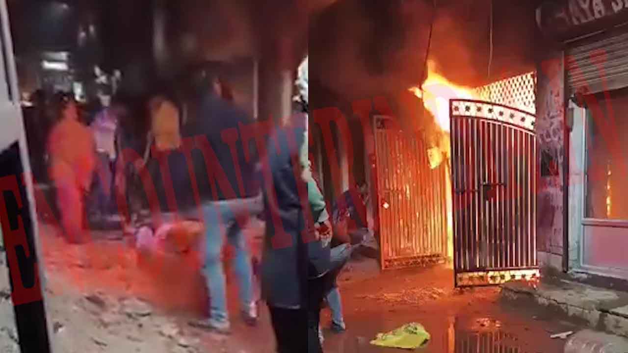 4 मंजिला बिल्डिंग में लगी भीषण आग, 4 लोगों की मौत, देखें वीडियो