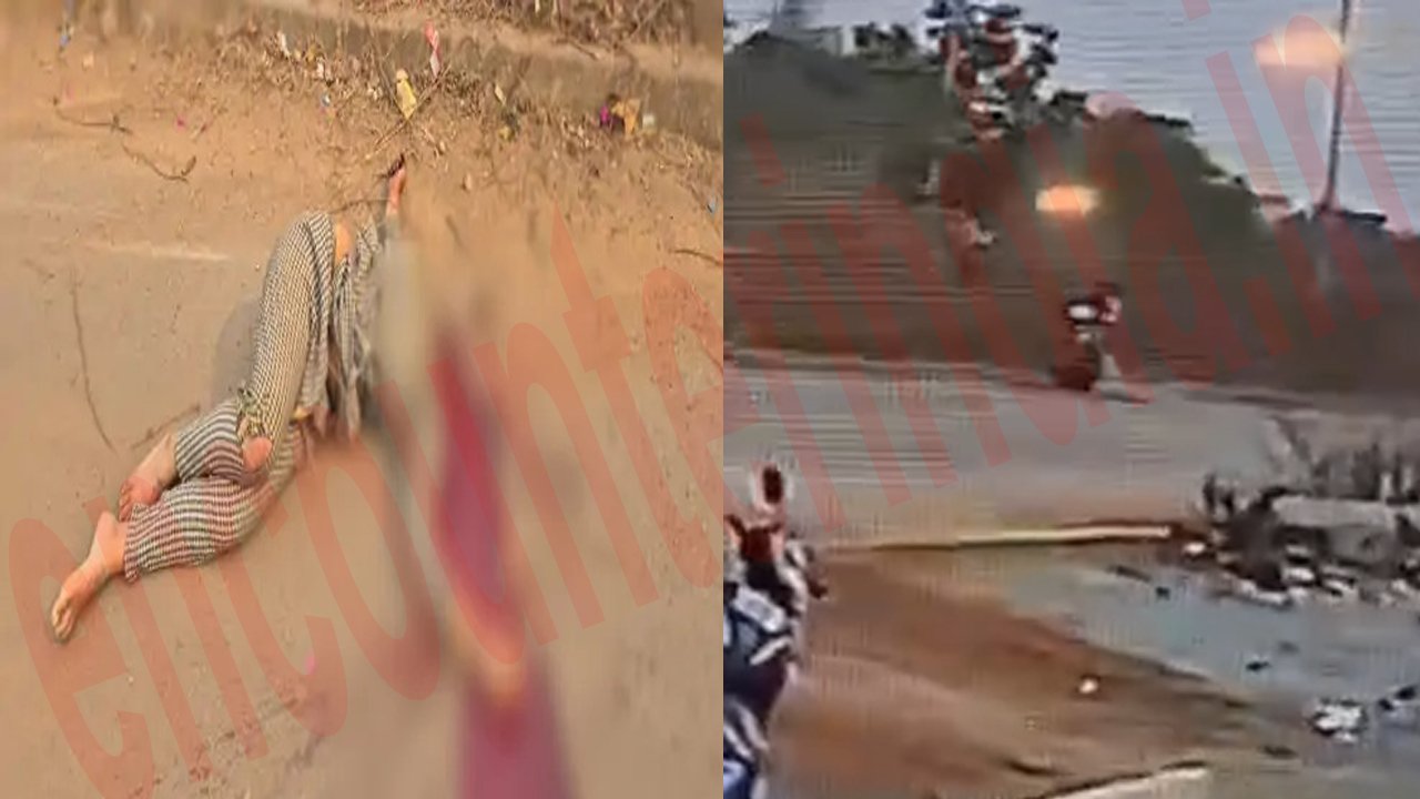 तेज रफ्तार स्कूटी Divider से टकराई, युवती का सिर धड़ से अलग, देखें CCTV