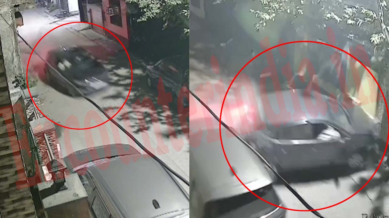 Jalandhar News: तेज रफ्तार कार चला रहे कारोबारी बेटे ने खड़ी गाड़ी में मारी टक्कर, बाल-बाल बचे 3 दोस्त, देखें CCTV