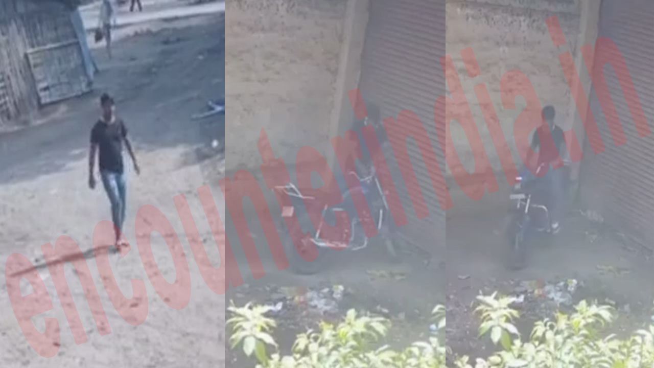 दिन-दिहाड़े चंद मिनटों में Bike चोरी, देखें CCTV