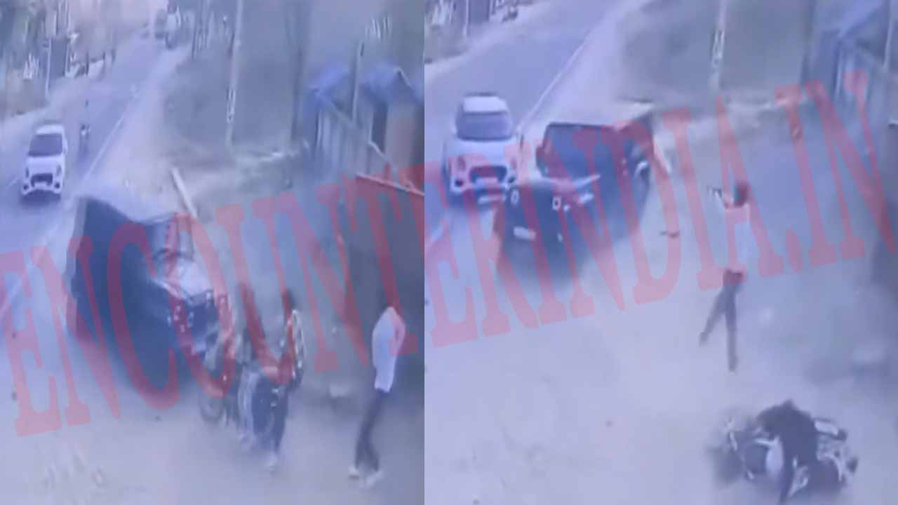 2 गैंग हुए आमने-सामने, कारों से मोटरसाइकिल सवारों को कुचलने का प्रयास, फायरिंग से फैली दहशत, देखें CCTV