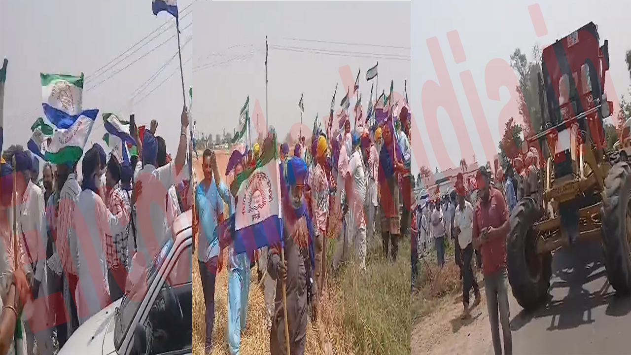 Punjab News: जम्मू-कटड़ा हाईवे की जमीन को लेकर फिर हुआ किसानों का विवाद, भारी मात्रा में पुलिस फोर्स तैनात, देखें वीडियो