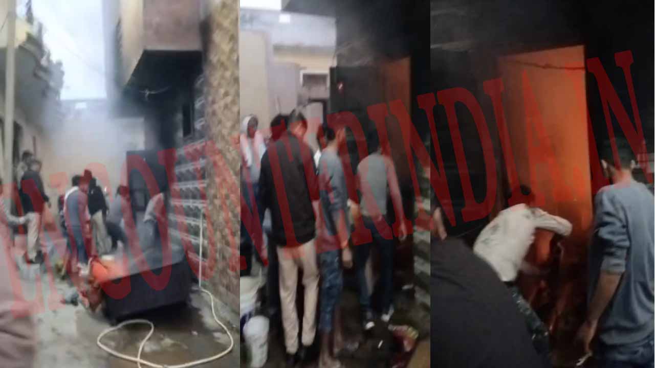 Haryana News: Gas leak से घर में लगी आग, टला बड़ा हादसा, देखें वीडियो