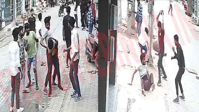 Punjab News: मार्किट में सुबह-सुबह 2 गुटों में हुई झड़प में चले ईंट-पत्थर, 2 घायल, देखें वीडियो