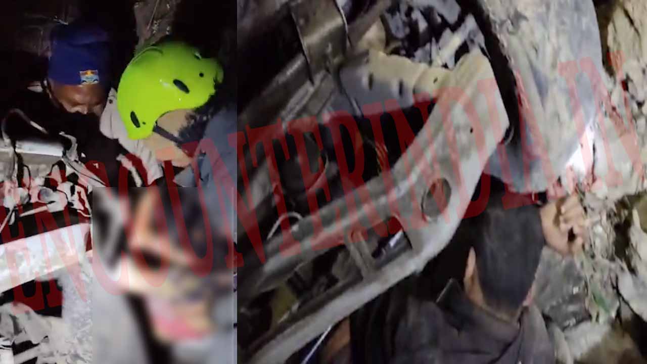 बरातियों से भरी बोलेरो गाड़ी खाई में गिरने से 5 की मौत, देखें वीडियो