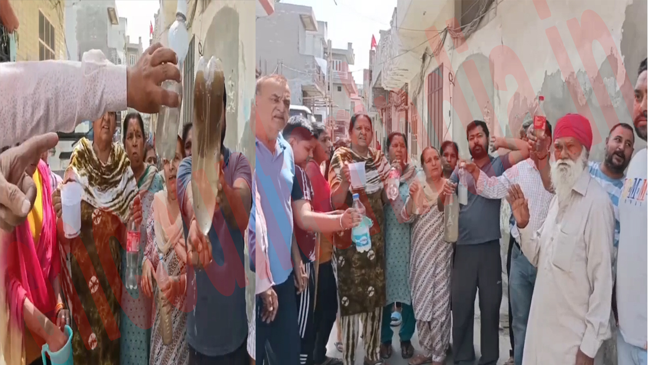 Punjab News: गंदे पानी से परेशान लोगों ने किया प्रदर्शन, देखें वीडियो