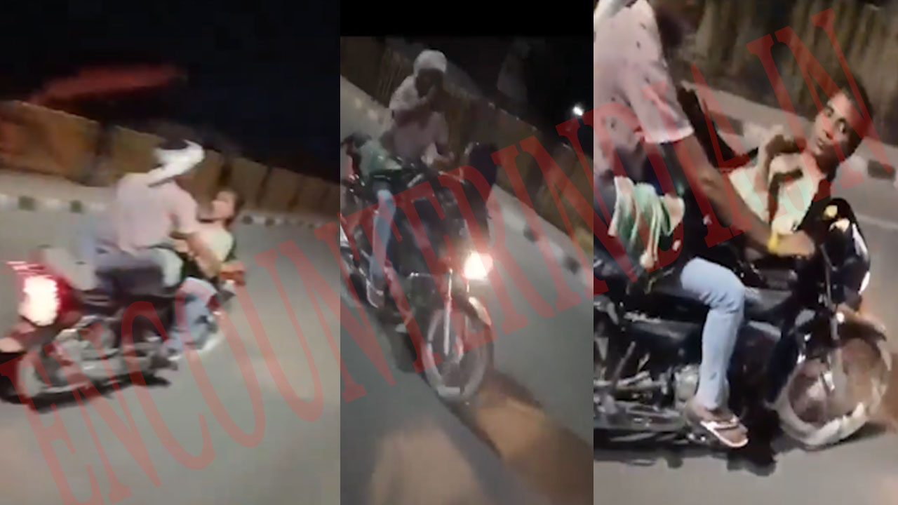 खतरनाक Romance! हाईवे पर Couple के कारनामे ने किया सबको हैरान, देखें Video