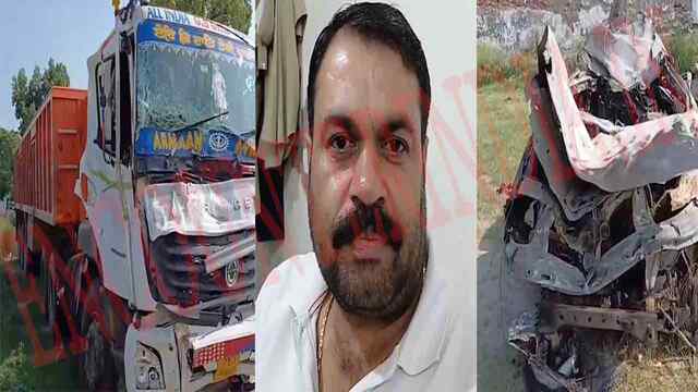 Scorpio और Truck की टक्कर में लगी आग, 3 की मौत, देखें वीडियो