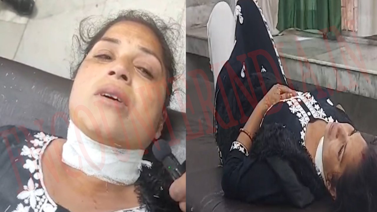 Punjab News: दपंति में हुआ विवाद, पति पर चाकू से गला रेतने के लगे आरोप, देखें वीडियो Punjab News: दपंति में हुआ विवाद, पति पर चाकू से गला रेतने के लगे आरोप, देखें वीडियो