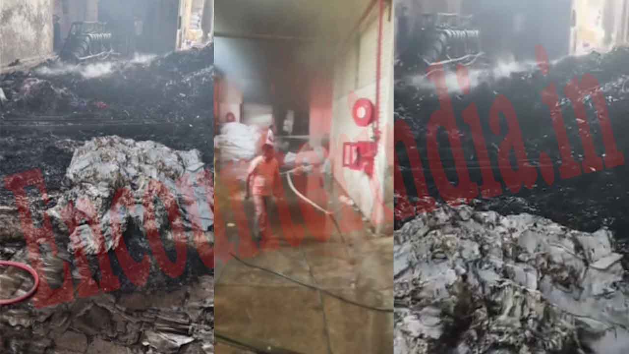 Haryana News: कंबल फैक्ट्री में लगी भीषण आग, मची अफरा-तफरी, 1 मजदूर हुआ बेसुध, देखें वीडियो