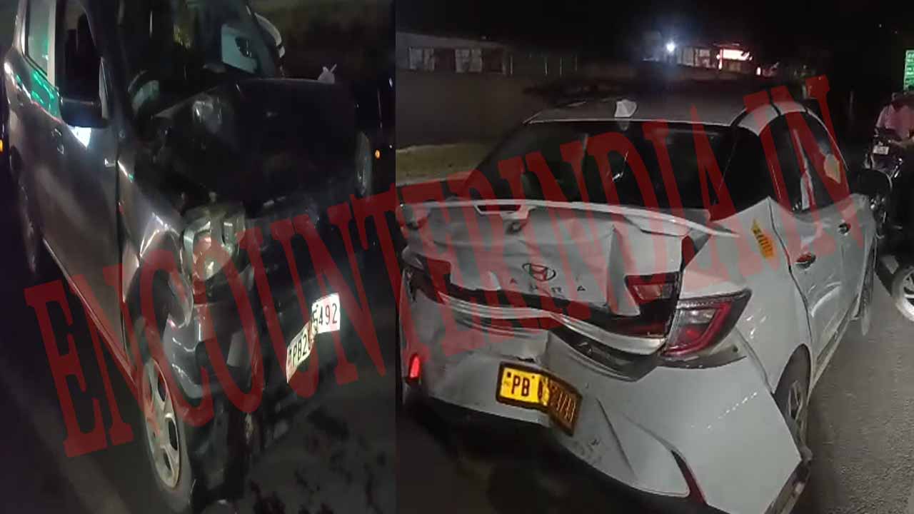 Punjab News: तेज रफ्तार कार चालक ने सिग्नल लाइट पर खड़ी गाड़ी में मारी टक्कर, खुले एयरबैग, देखें वीडियो