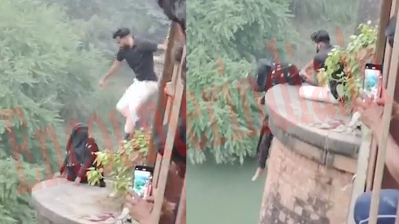 नौजवान की बहादुरी, नदी में कूद रही युवती को Hero की तरह किया Rescue, देखें वीडियो