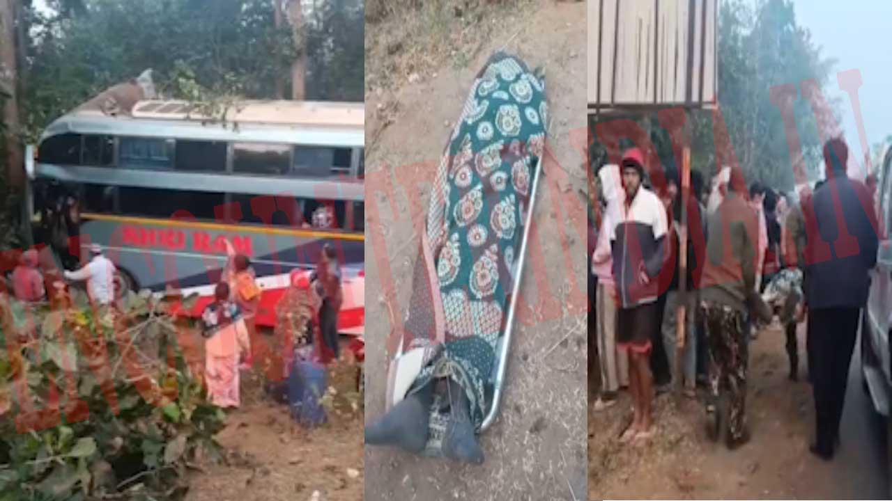 Tirupati जा रही Tourist Bus अनियंत्रित होकर पेड़ से टकराई, 1 की मौत, 3 यात्री घायल, देखें वीडियो