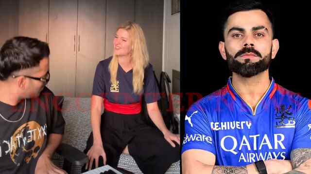 फिर विवादों में घिरे Virat Kohli, German Influencer ने पहनी क्रिकेटर की T-Shirt, देखें वीडियो