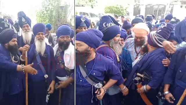 Jalandhar News: SSP दफ्तर के बाहर निहंग सिंहों का प्रदर्शन, पुलिस को दी चेतावनी, देखें Live