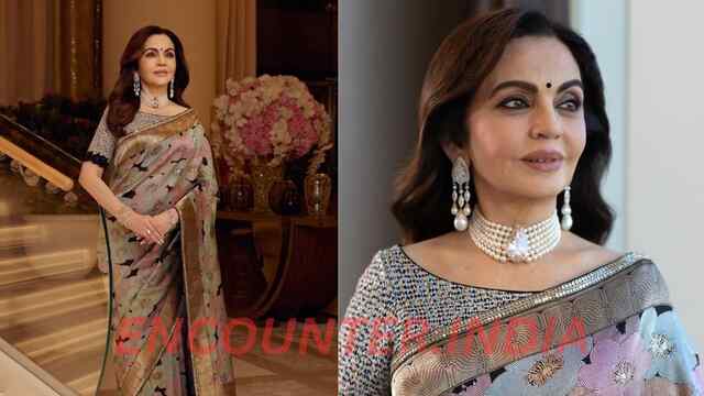 Time 100 Gala 2026 में छाई Nita Ambani, बनारसी सिल्क साड़ी में बिखेरा जलवा