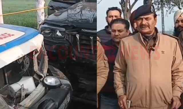 Punjab News: पुलिस और बदमाशों में चली गोलियां, बुलेट प्रूफ जैकेट के कारण बचे SHO, देखें वीडियो