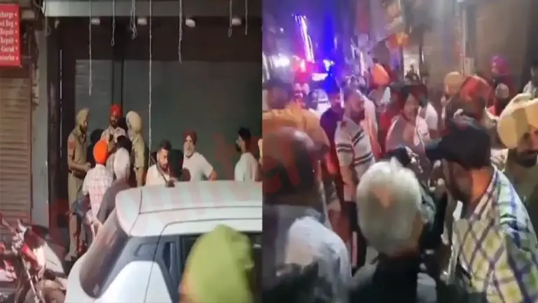 Punjab News: पटाखे चलाने को लेकर दो पक्षों में खूनी झड़प, देखें वीडियो