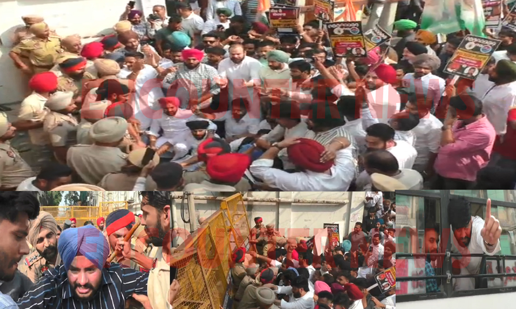 Punjab News: नौजवान इंजीनियर की मौत को लेकर RSS office के बाहर कांग्रेस ने किया प्रदर्शन, पुलिस से हुई धक्का-मुक्की, देखें वीडियो