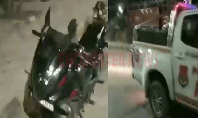 Jalandhar News: भीषण हादसे में आधा किमी. दूर जाकर गिरी बाइक, युवक घायल