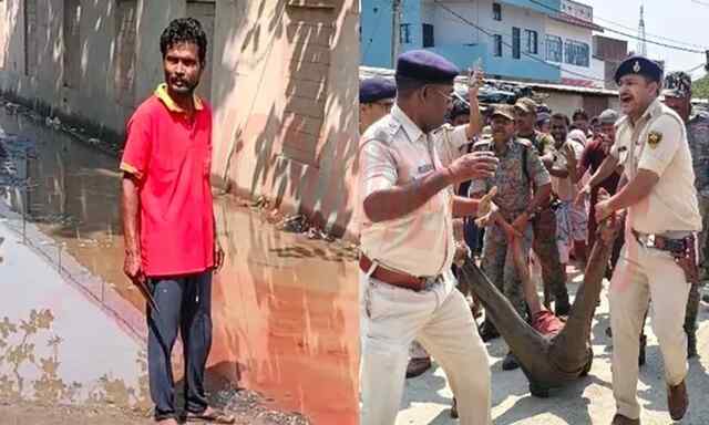 दिल दहलाने वाली घटना: बीच बाजार युवक का किया सिर धड़ से अलग, आरोपी की भी मौत, देखें वीडियो