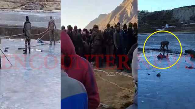 छुट्टियां मनाने गए युवकों के साथ हादसा, Sela Lake में जमी बर्फ में दबने से मौत, देखें वीडियो