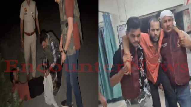 पुलिस और बदमाश में चली गोलियां, हिस्ट्रीशीटर पर 28 आपराधिक मामले दर्ज, देखें वीडियो