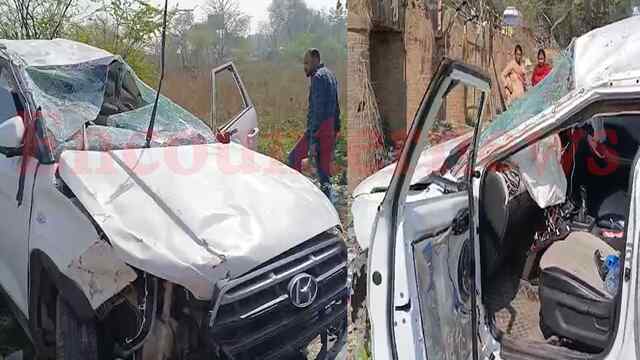 Punjab News: भीषण सड़क हादसे में पुल से गिरी नई कार, खुले एयरबैग, देखें वीडियो