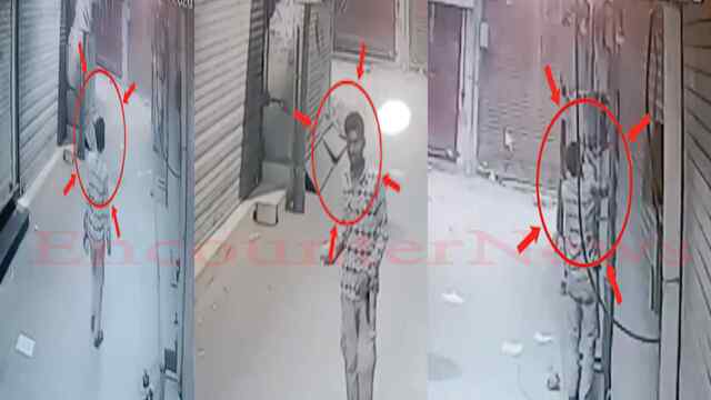 Punjab News: चोरों का आतंक, बंद दुकानों के बाहर से बिजली की तार लेकर चोर फरार, देखें CCTV