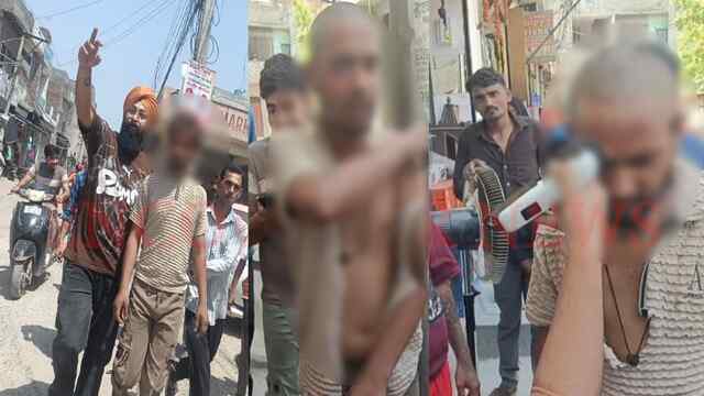 Punjab News: तालिबानी सजा, चोरी के शक में युवक को खंभे से बांधकर पीटा, मुंडवाया सिर, देखें वीडियो