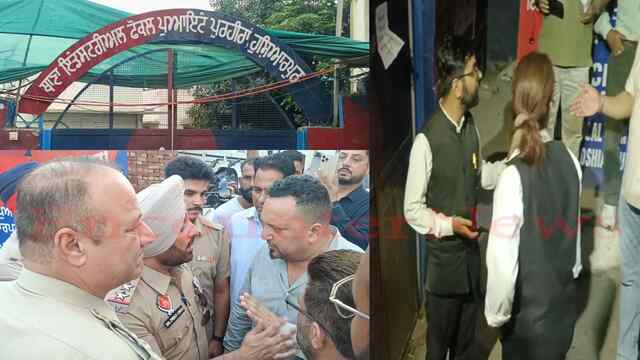 Punjab News: जंग का मैदान बना थाना, पुलिस कर्मचारी पति-पत्नी में विवाद से हुआ हंगामा, देखें वीडियो