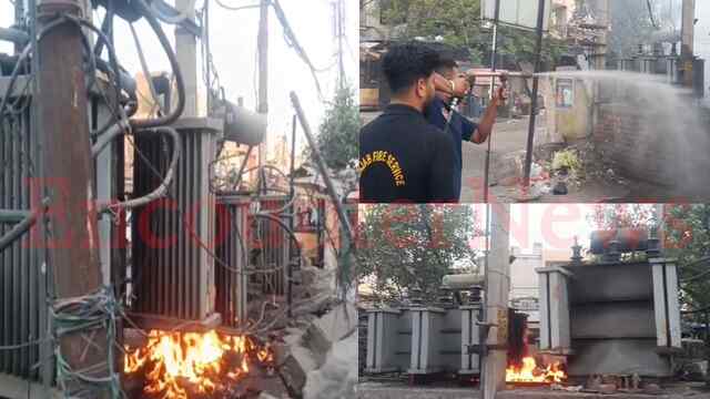 Jalandhar News: Main Market में ट्रांसफॉर्म के नीचे लगी आग, देखें वीडियो
