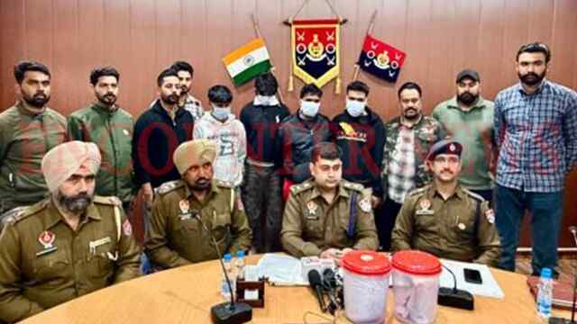 Punjab News : 3.34 किलो हेरोइन और पिस्टल सहित 4 गिरफ्तार