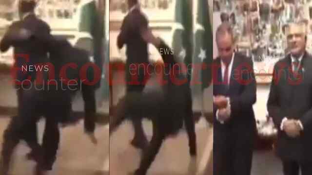 स्वागत के दौरान Red Carpet पर फिसले Pakistan के Deputy PM, टूटा कंधा, देखें वीडियो