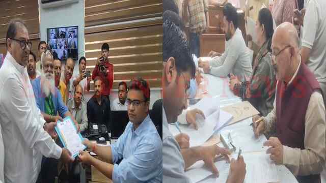 नगर निगम चुनाव को लेकर अलग-अलग पार्टियों ने भरा नामांकन, देखें वीडियो