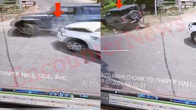 Punjab News: PAU के बाहर थार और कार में हुई भीषण टक्कर, देखें CCTV