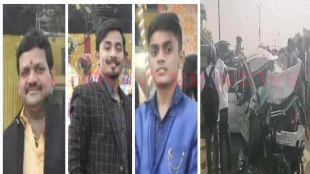2 कारों की भीषण टक्कर में पिता और 2 बेटों की मौत, वाहनों के उड़े परखच्चे, देखें वीडियो